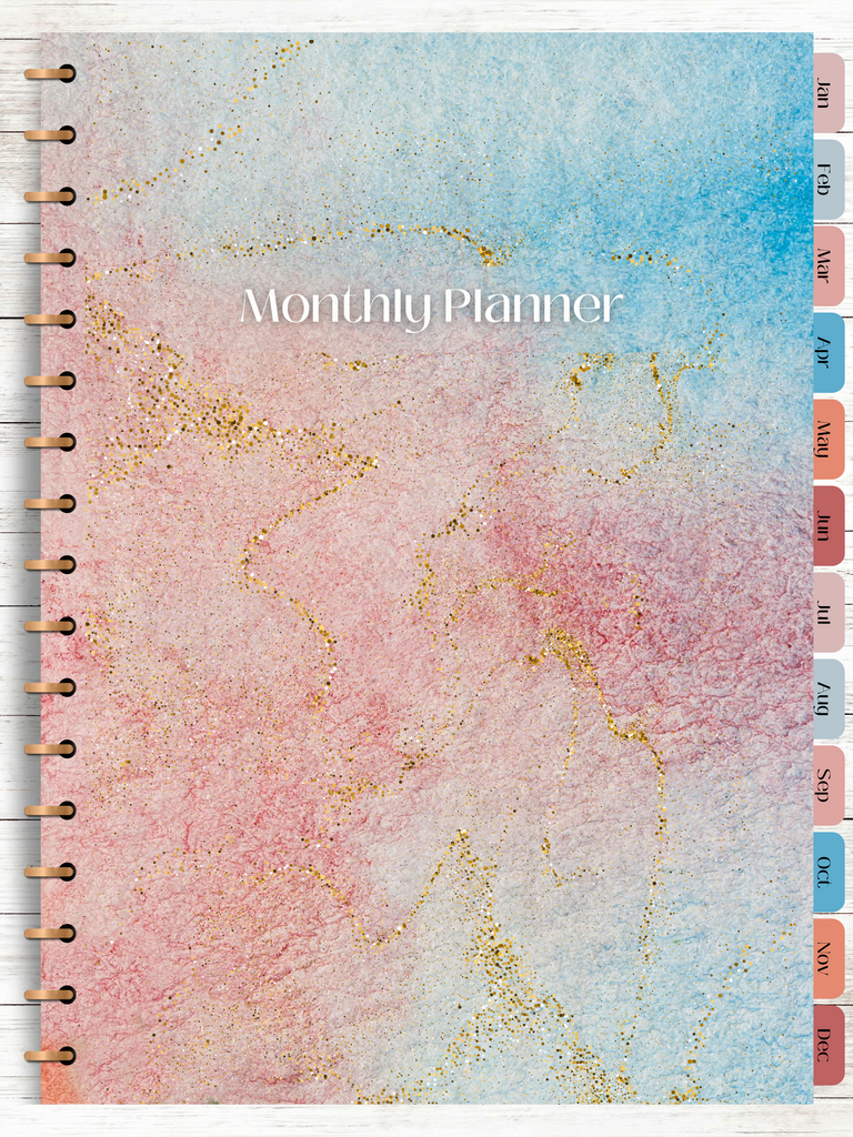 Watercolor Monthly Planner - duke and daisy